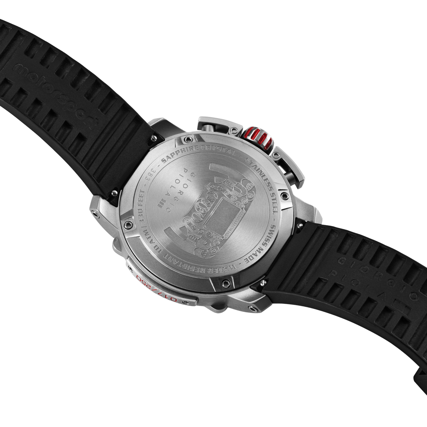 Torque - Red Stainless Steel Swiss Sport Chrono Watch