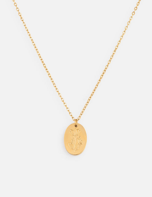 Wildflower Oval Link Necklace