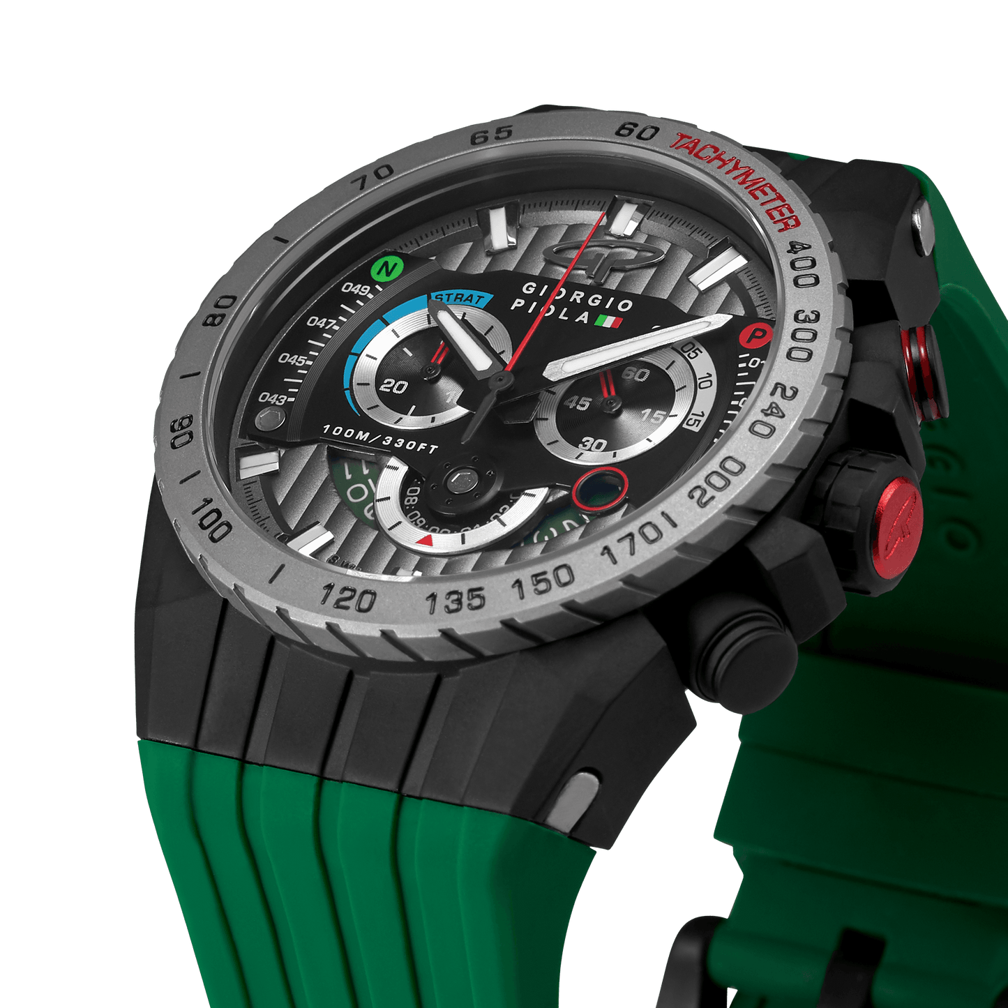 Speedtrap - Green Swiss Sport Chrono Watch