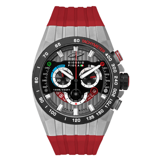 Speedtrap - Red Swiss Sport Chrono Watch
