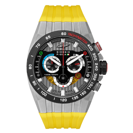Speedtrap - Yellow Swiss Sport Chrono Watch
